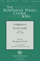 Christus Natus Est SATB choral sheet music cover